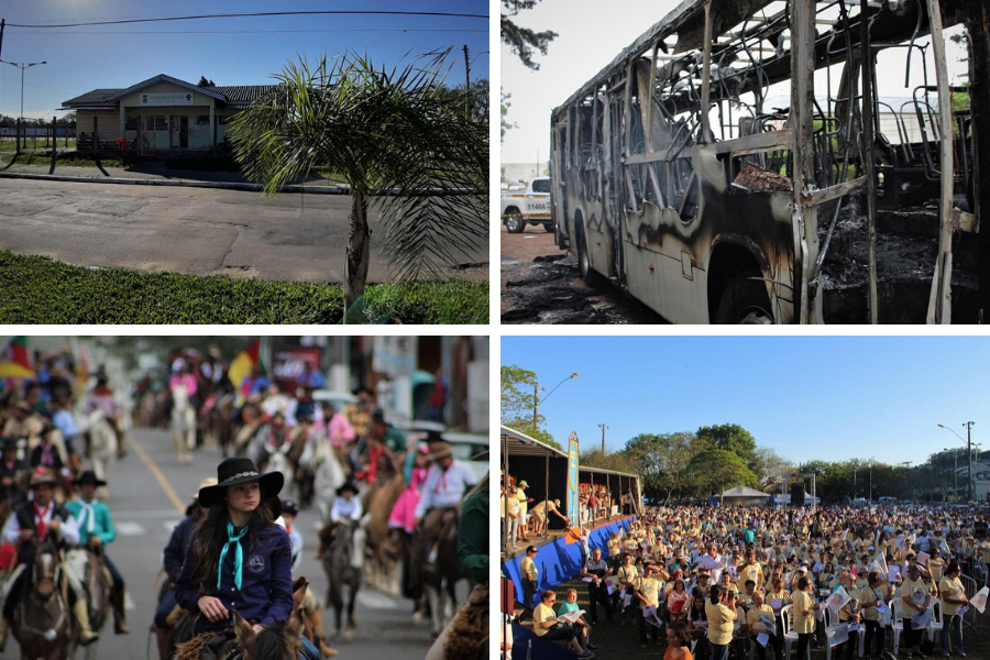 O desfile farroupilha, incêndio em ônibus e mais notícias que você viu no GO em setembro e outubro