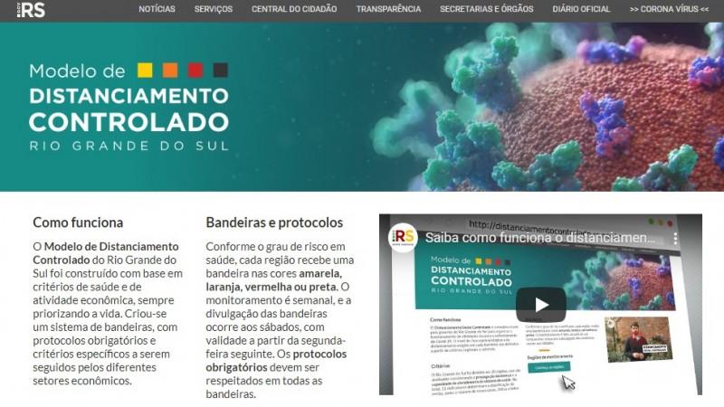 Entenda o modelo de distanciamento controlado do RS, divulgado neste sábado