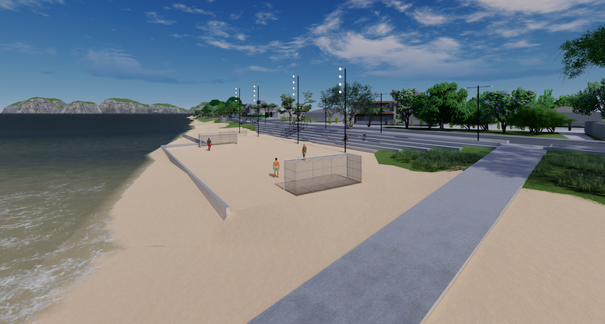 Obras de requalificação urbana nos balneários Alegria e Alvorada: veja como ficarão depois de prontas