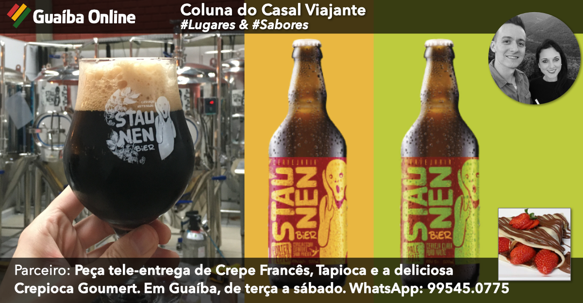 #PartiuConhecer as cervejas com pimenta e até erva-mate, na fábrica da Staunen Bier em Porto Alegre