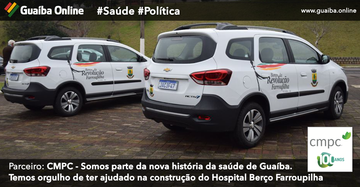 Secretaria da Saúde de Guaíba recebe dois carros novos para uso em consultas e cirurgias eletivas