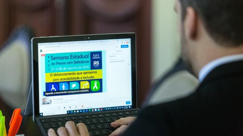 26ª Semana Estadual da Pessoa com Deficiência é aberta com tema sobre distanciamento social
