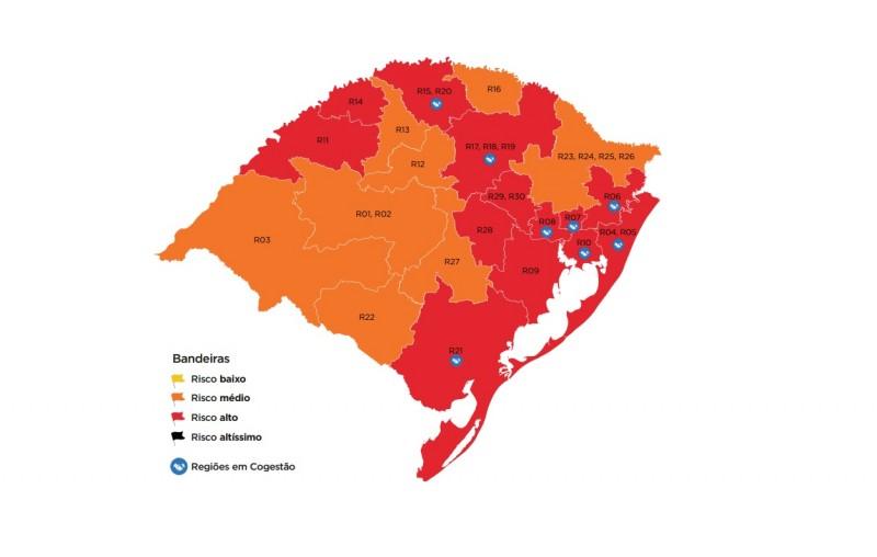 Estado recebe 10 pedidos de reconsideração ao mapa preliminar da 16ª rodada do Distanciamento Controlado
