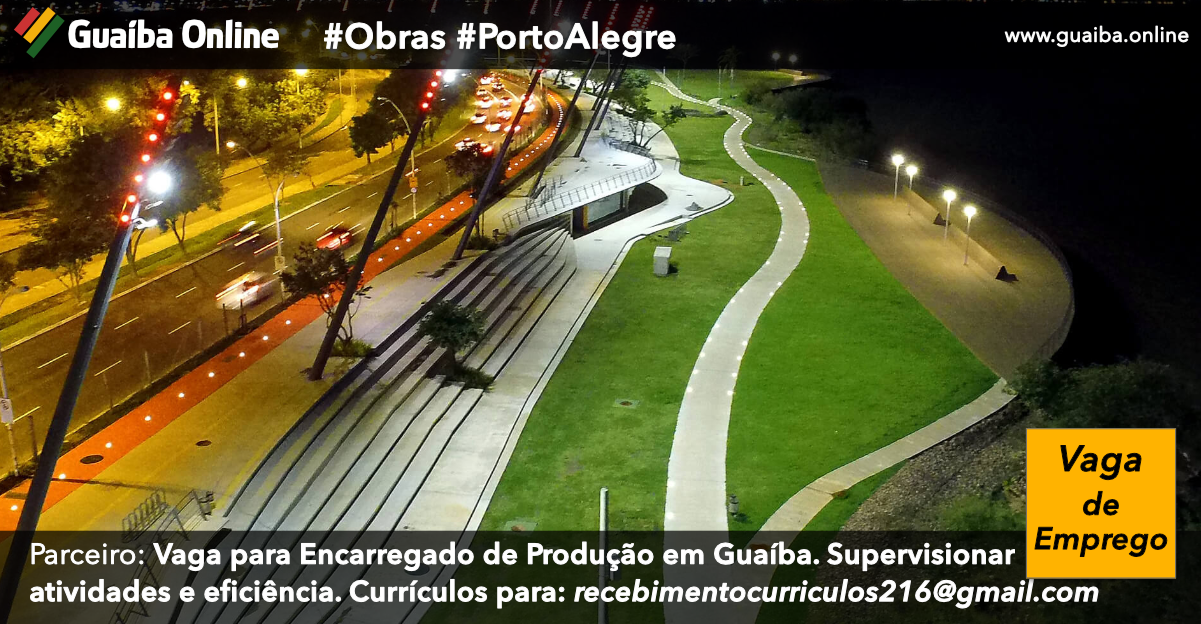 Manutenção da Uber na Orla do Guaíba termina em 20/8 e Porto Alegre busca concessão do trecho e do Parque da Harmonia