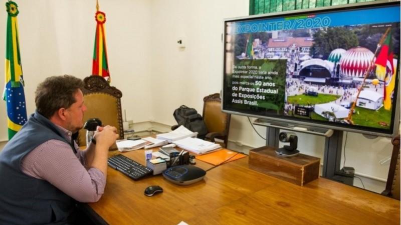 Secretário da Agricultura apresenta proposta para realização da primeira Expointer Digital