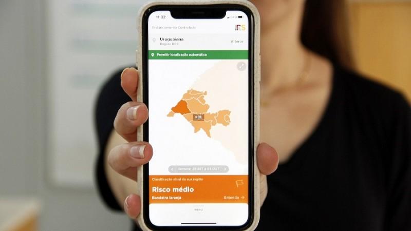 RS lança Aplicativo do Distanciamento Controlado para facilitar consulta das bandeiras