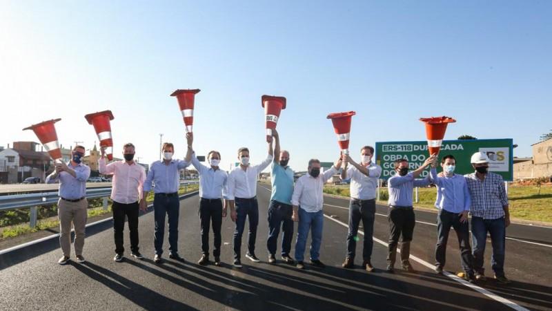 Inaugurada a duplicação da ERS-118, entre a BR-116 em Sapucaia do Sul e freeway em Gravataí