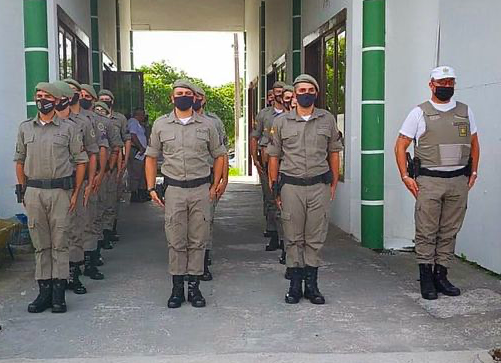 Brigada Militar de Guaíba e região recebe 16 novos soldados e apresenta dados de operações de 2020