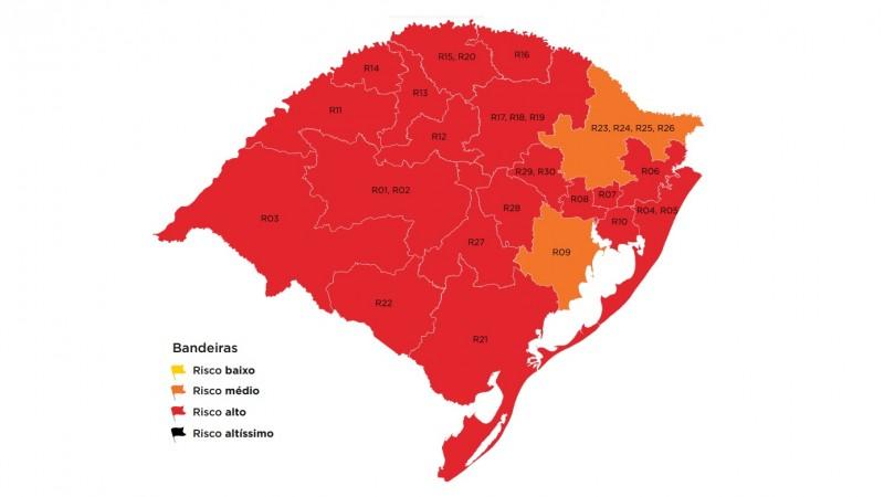 Com recurso aceito, Guaíba retorna à bandeira laranja no mapa definitivo da 37ª rodada