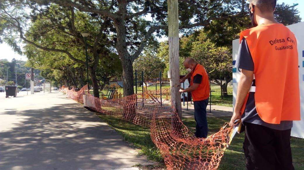 Praças e parques de Guaíba são fechados como medida de prevenção ao coronavírus