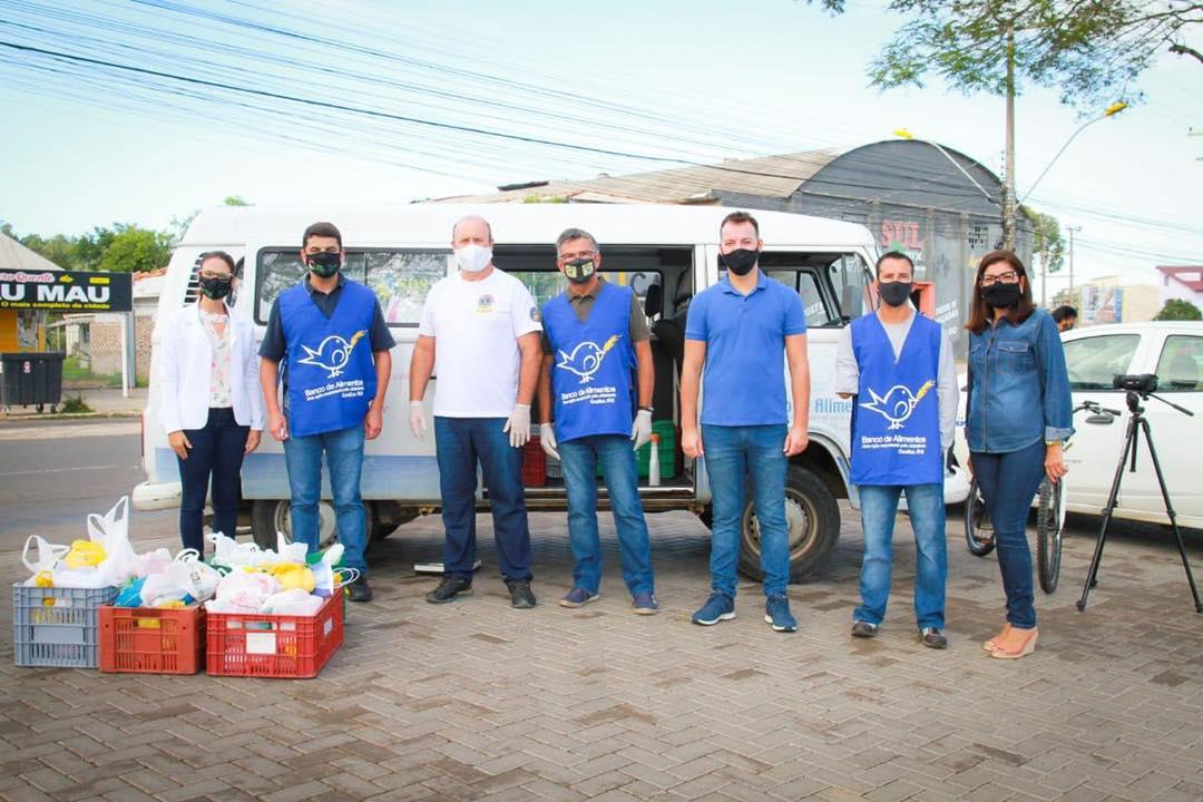 Em parceria com Banco de Alimentos, pontos de vacinação de Guaíba passam a aceitar doações; veja locais