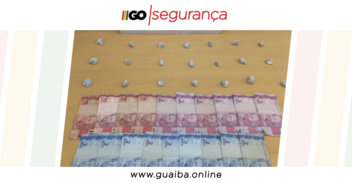 BM de Guaíba prende homem por tráfico de drogas no bairro Nova Guaíba