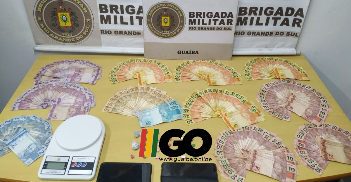 Brigada Militar prende casal por tráfico de ecstasy e maconha no bairro São Francisco, em Guaíba
