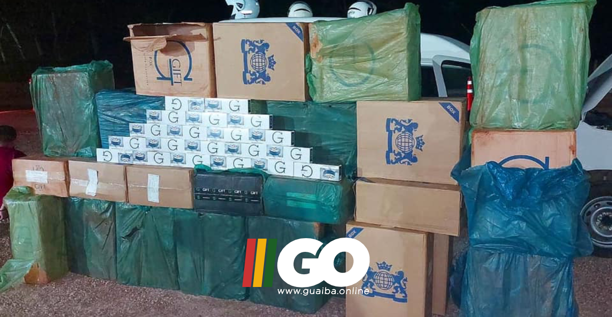 BM de Eldorado do Sul prende contrabandista na Estrada do Conde com mais de 15 mil cigarros