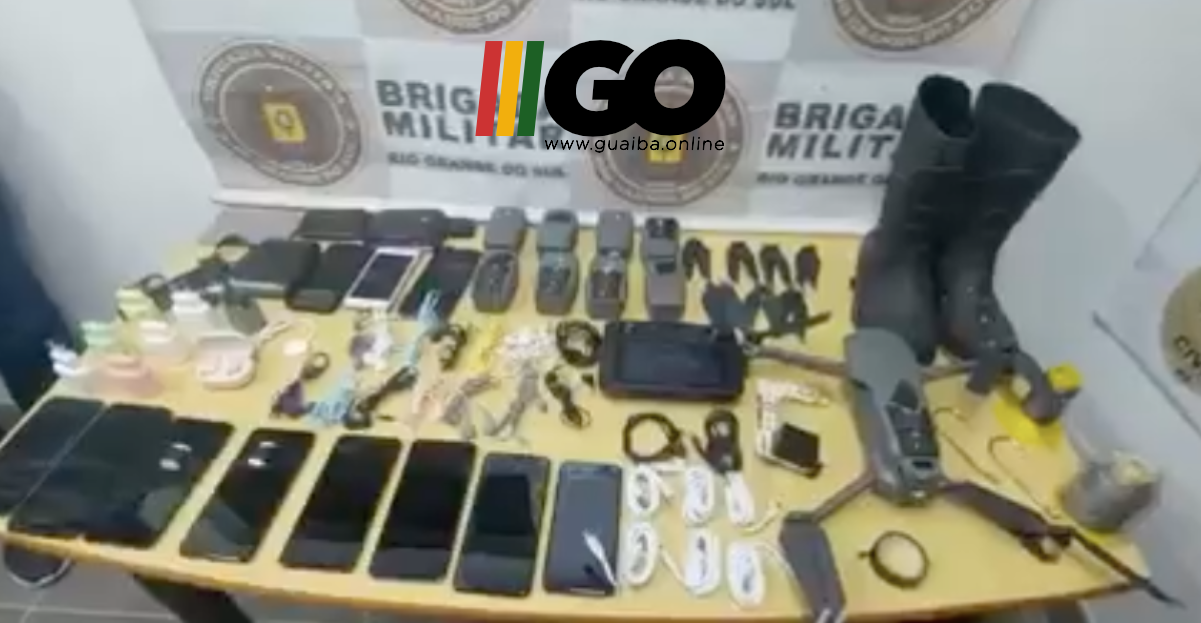 Drone, telefones e outros: BM prende três homens que arremessariam materiais ao Presídio Feminino de Guaíba