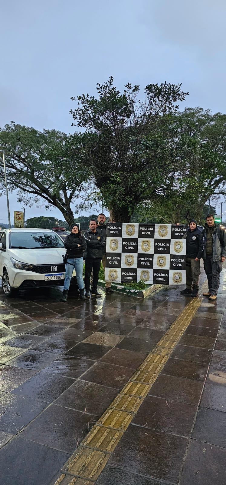 Veículo furtado em Eldorado do Sul é recuperado através de ação conjunta da Polícia Civil