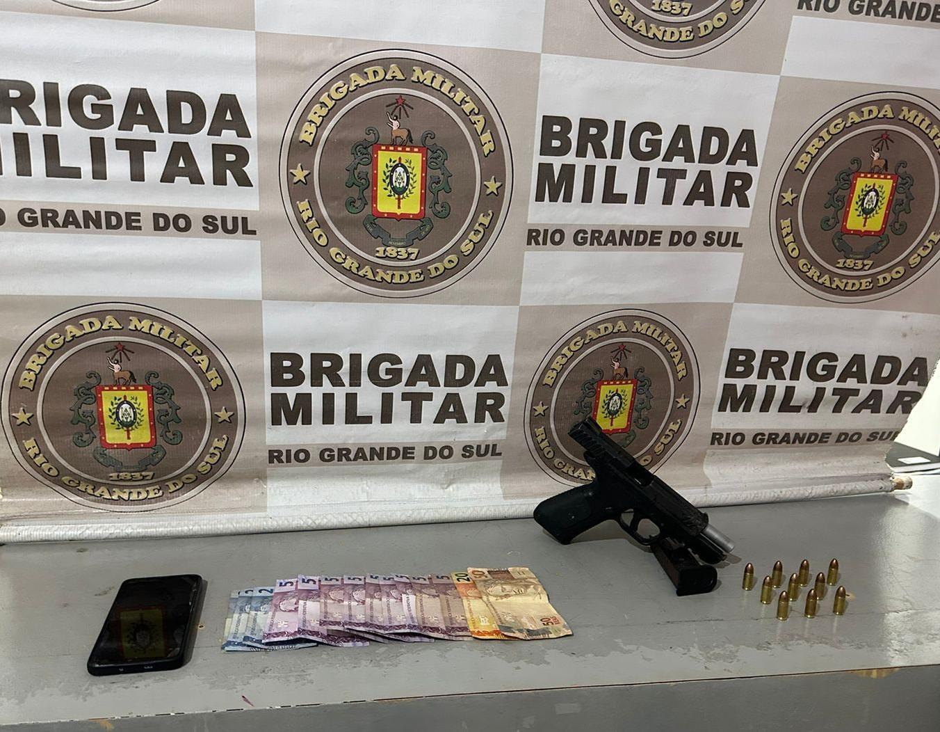 Após denúncia de disparos, homem é preso em Butiá com arma de fogo