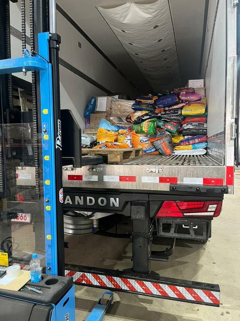 Ministério Público, Tribunal de Contas e Defesa Civil entregam mais de 50 toneladas em doações