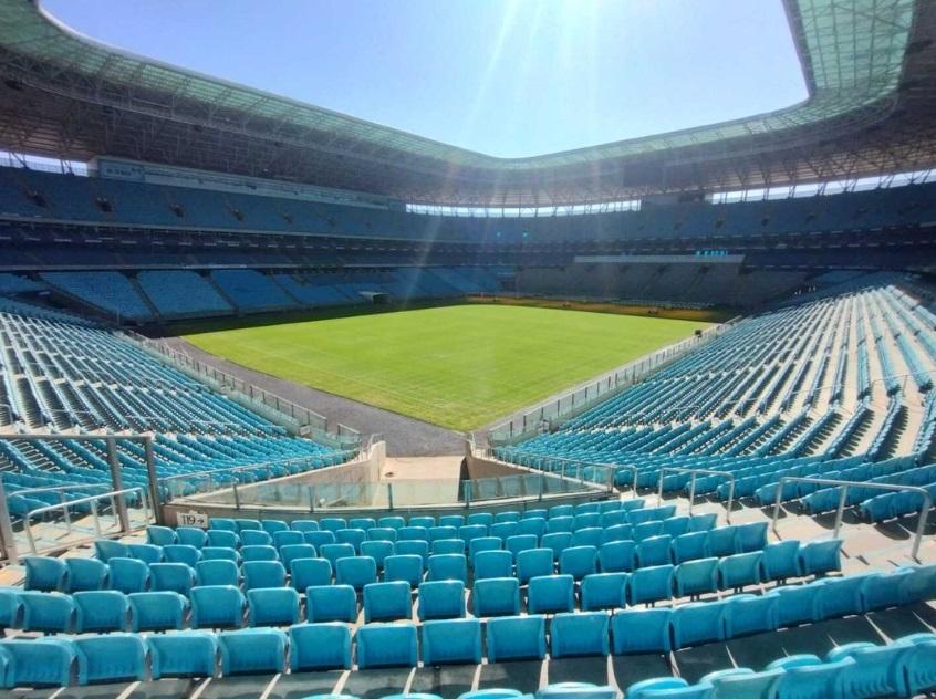 Arena do Grêmio retoma atividades com operação reduzida para confronto contra Atlético-MG