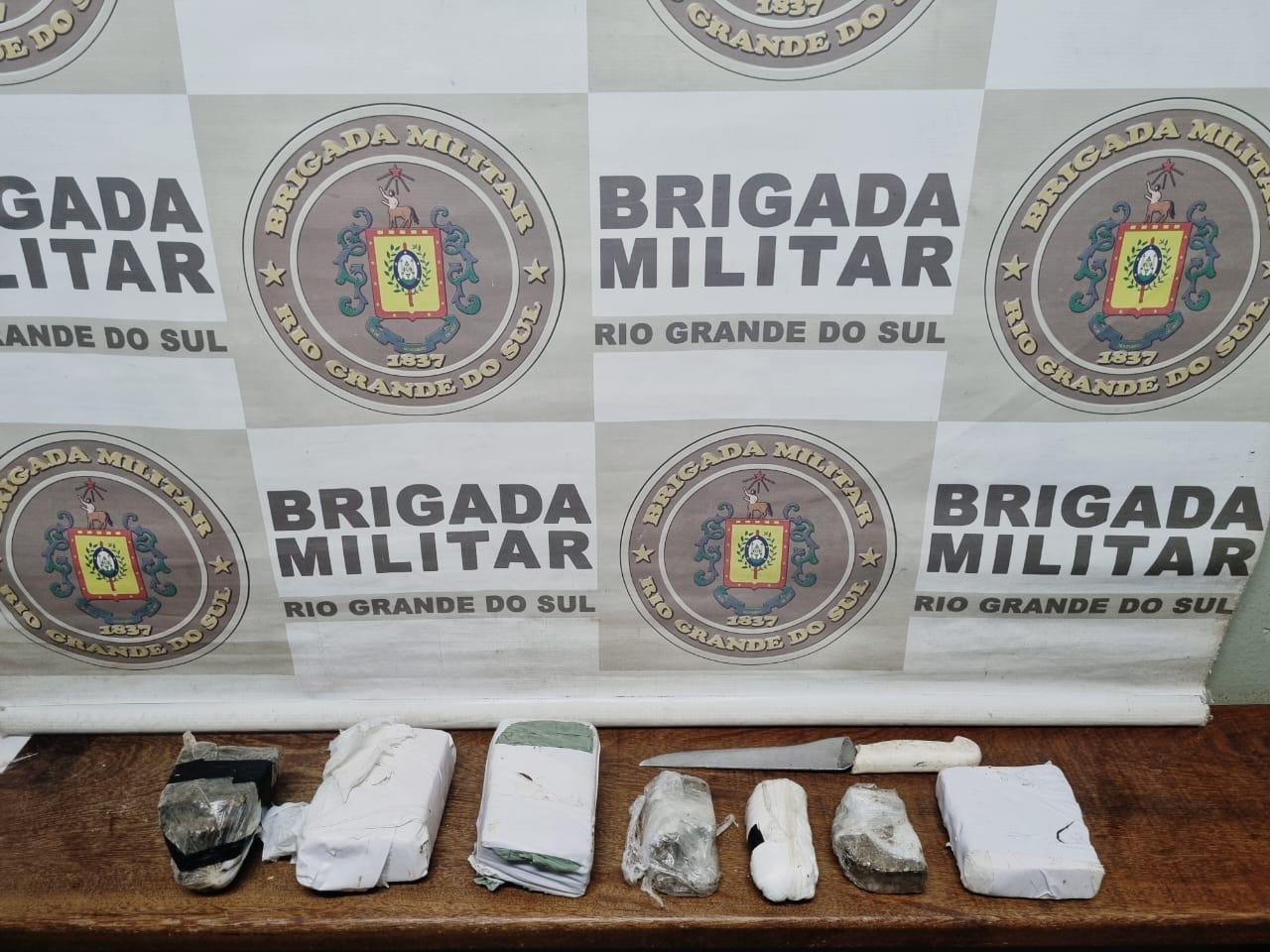 Homem é preso com 730 gramas de cocaína e 1,5 kg de maconha em São Jerônimo