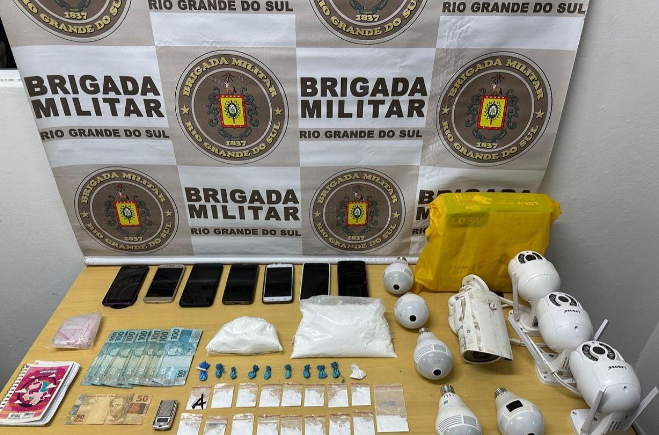 Brigada Militar Prende Quatro Indivíduos por Tráfico de Drogas em Sertão Santana/RS