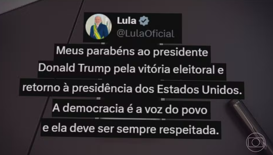 Lula Não Comparecerá à Posse de Trump e Só Deve Telefonar ao Novo Presidente dos EUA Após o G20
