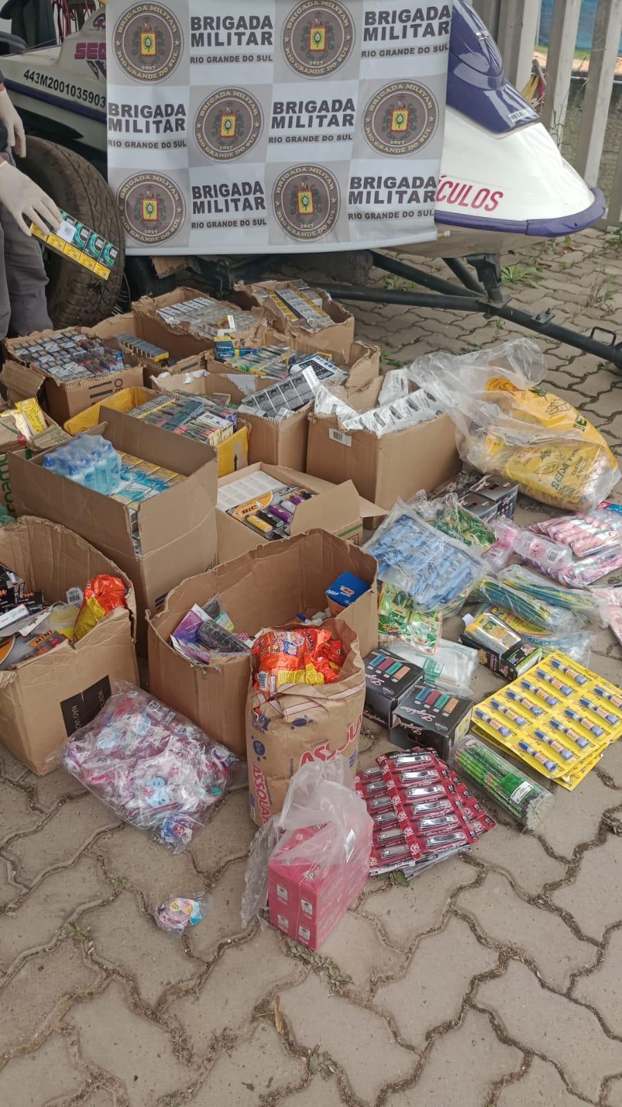 Brigada Militar Prende Dois por Receptação de Contrabando em Guaíba/RS.