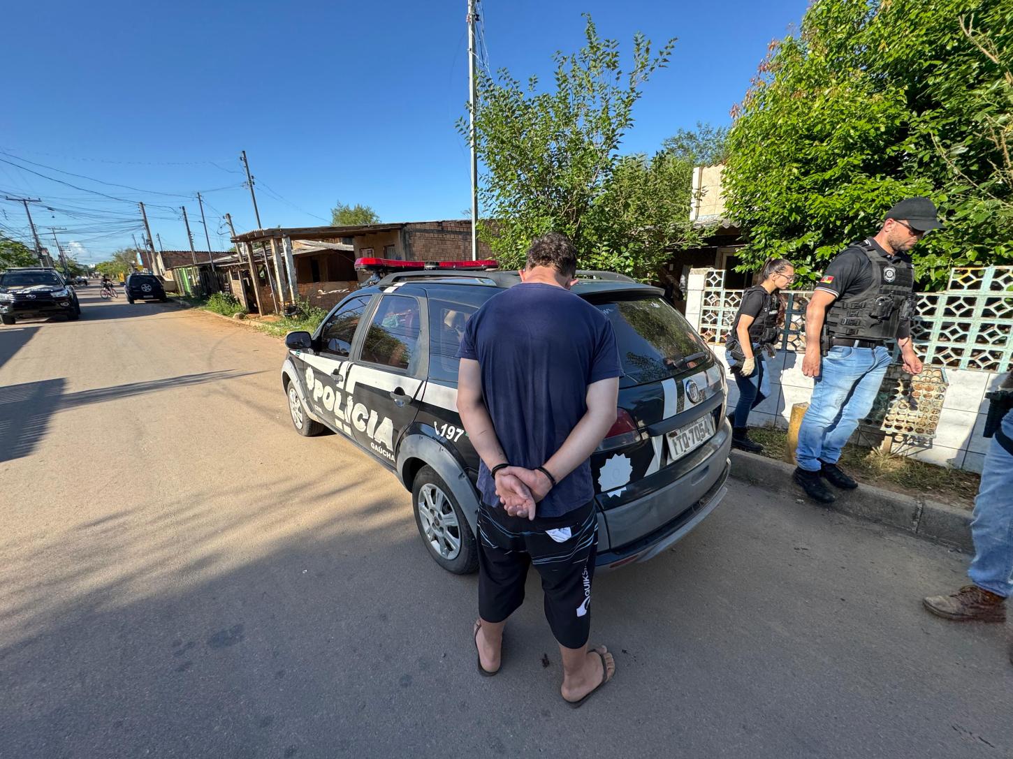 Polícia Civil realiza prisão por tráfico de drogas em Eldorado do Sul.