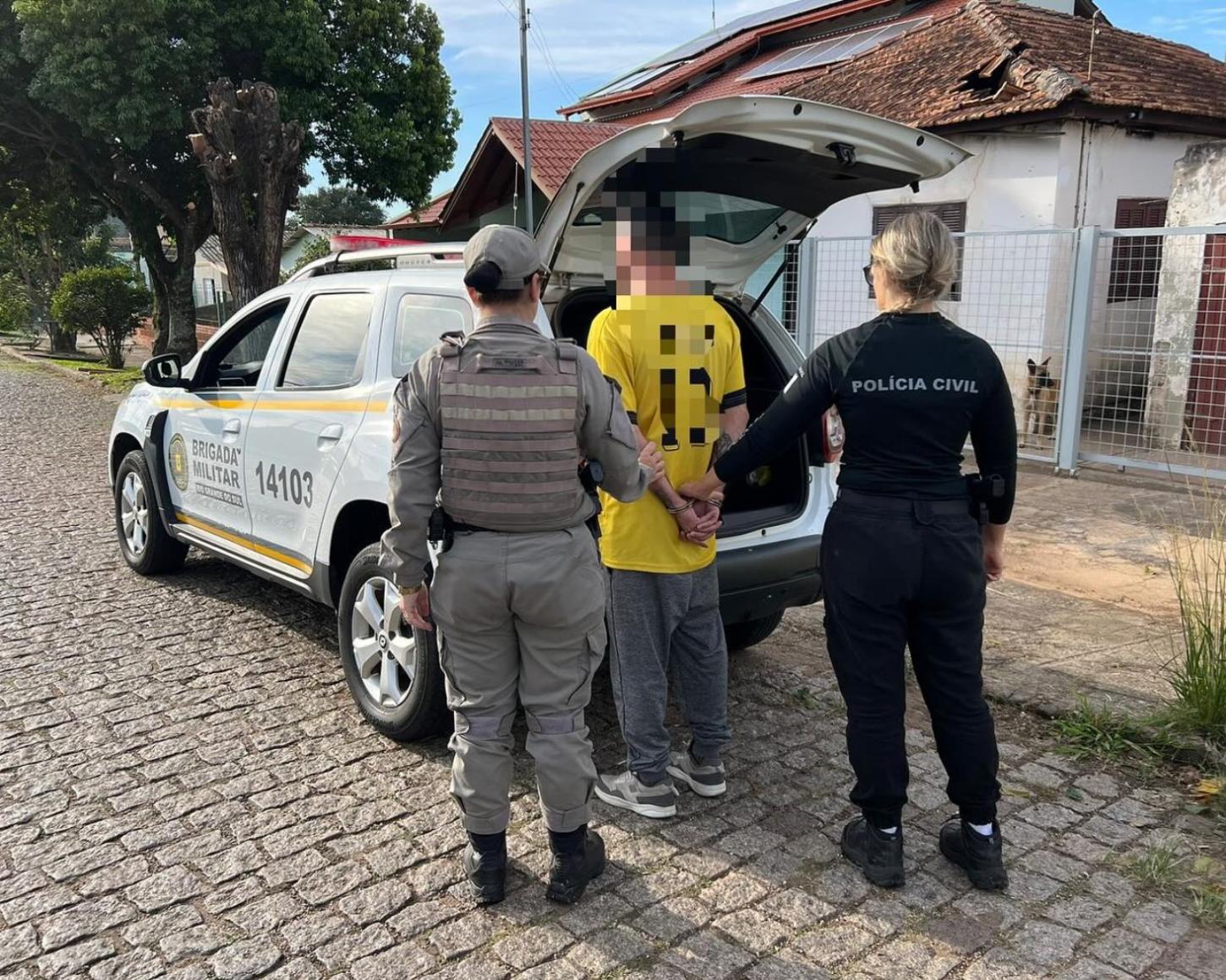Homem é preso por descumprir medida protetiva e outros crimes em Charqueadas