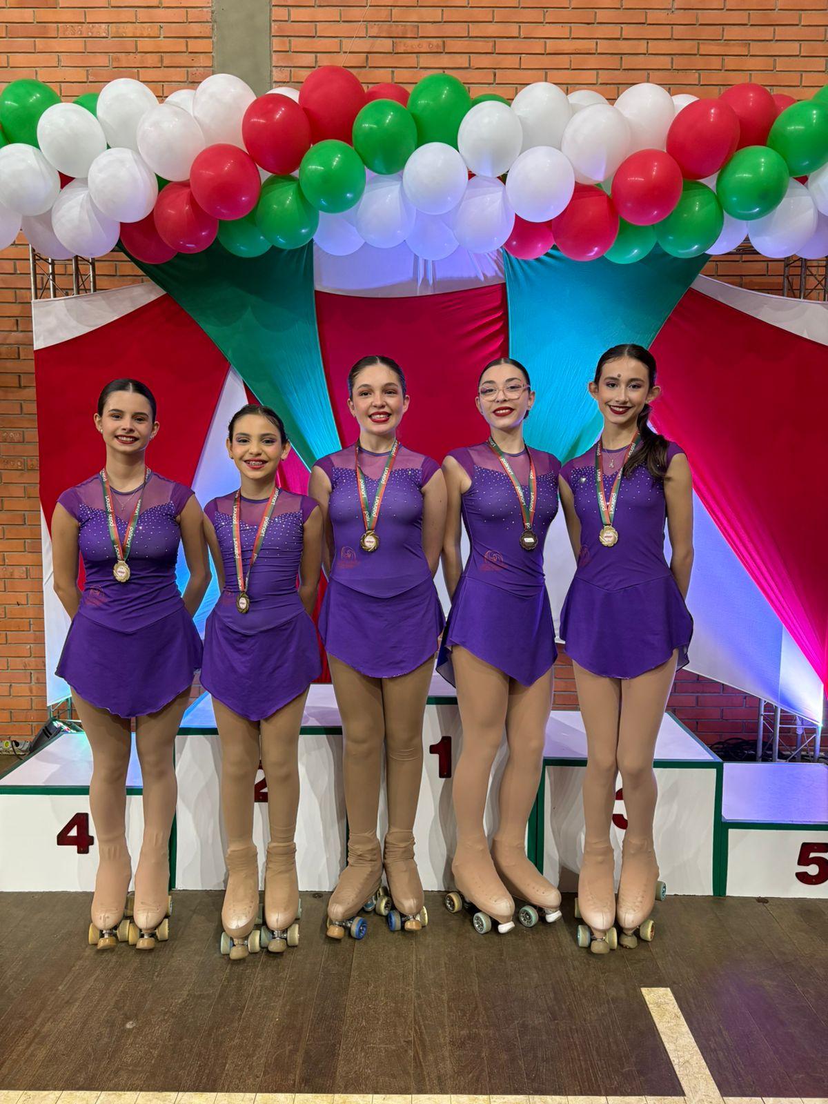 Atletas de Guaíba conquistam medalhas na VIII Copa Patinart em Porto Alegre