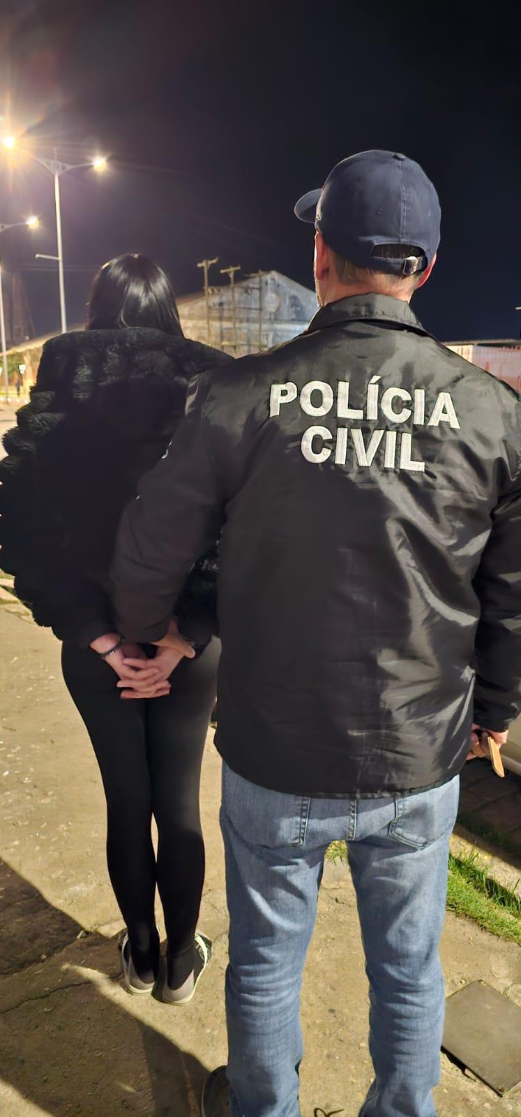 Mulher é presa em Rio Grande após condenação por latrocínio de idoso em Guaíba