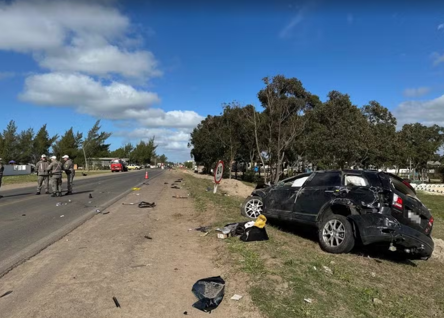 Dois homens morrem em acidente na ERS-786 após perseguição policial em Imbé