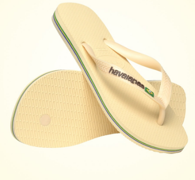 Havaianas lança chinelo cor “areia” inspirado no clássico branco encardido