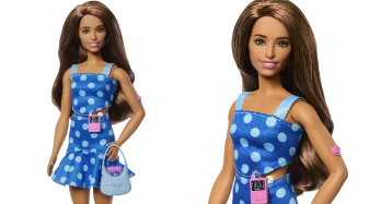 Mattel lança primeira Barbie com diabetes tipo 1