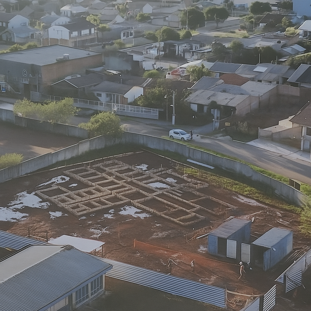Nova unidade de saúde começa a ser construída no bairro Jardim dos Lagos, em Guaíba