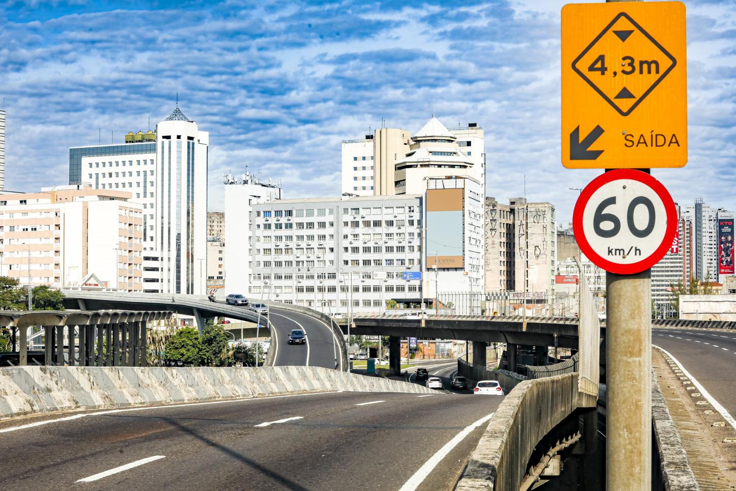 Obras no corredor entre a Castelo Branco e a elevada da Conceição alteram trânsito a partir desta segunda-feira
