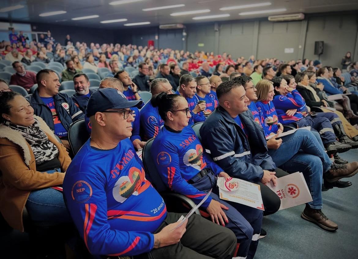 SAMU Guaíba marca duas décadas de atuação com seminário técnico e atividades práticas