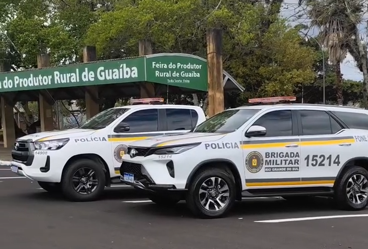 Brigada Militar de Guaíba recebe duas viaturas semiblindadas