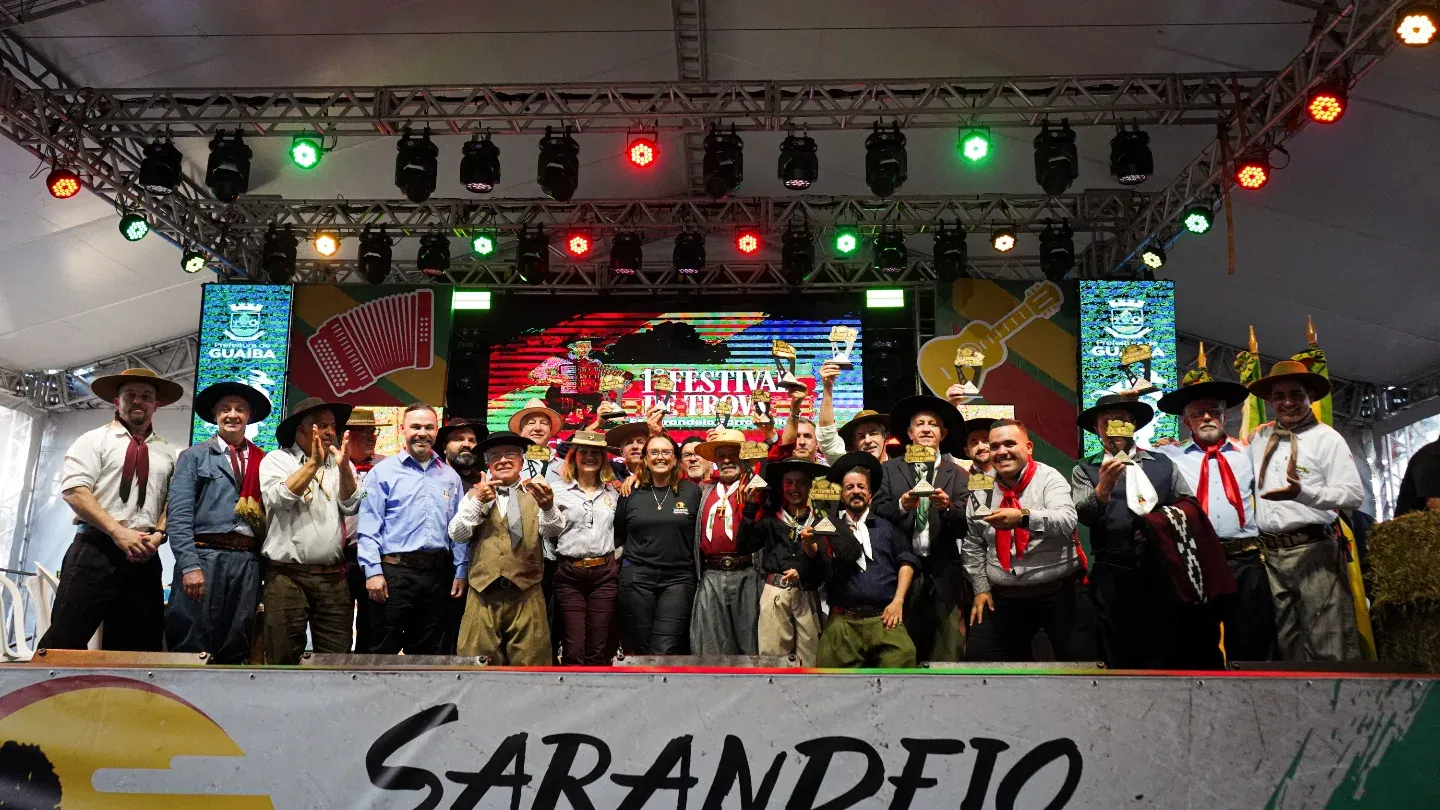 Guaíba realiza 1º Festival de Trova dentro do 5º Sarandeio Farroupilha