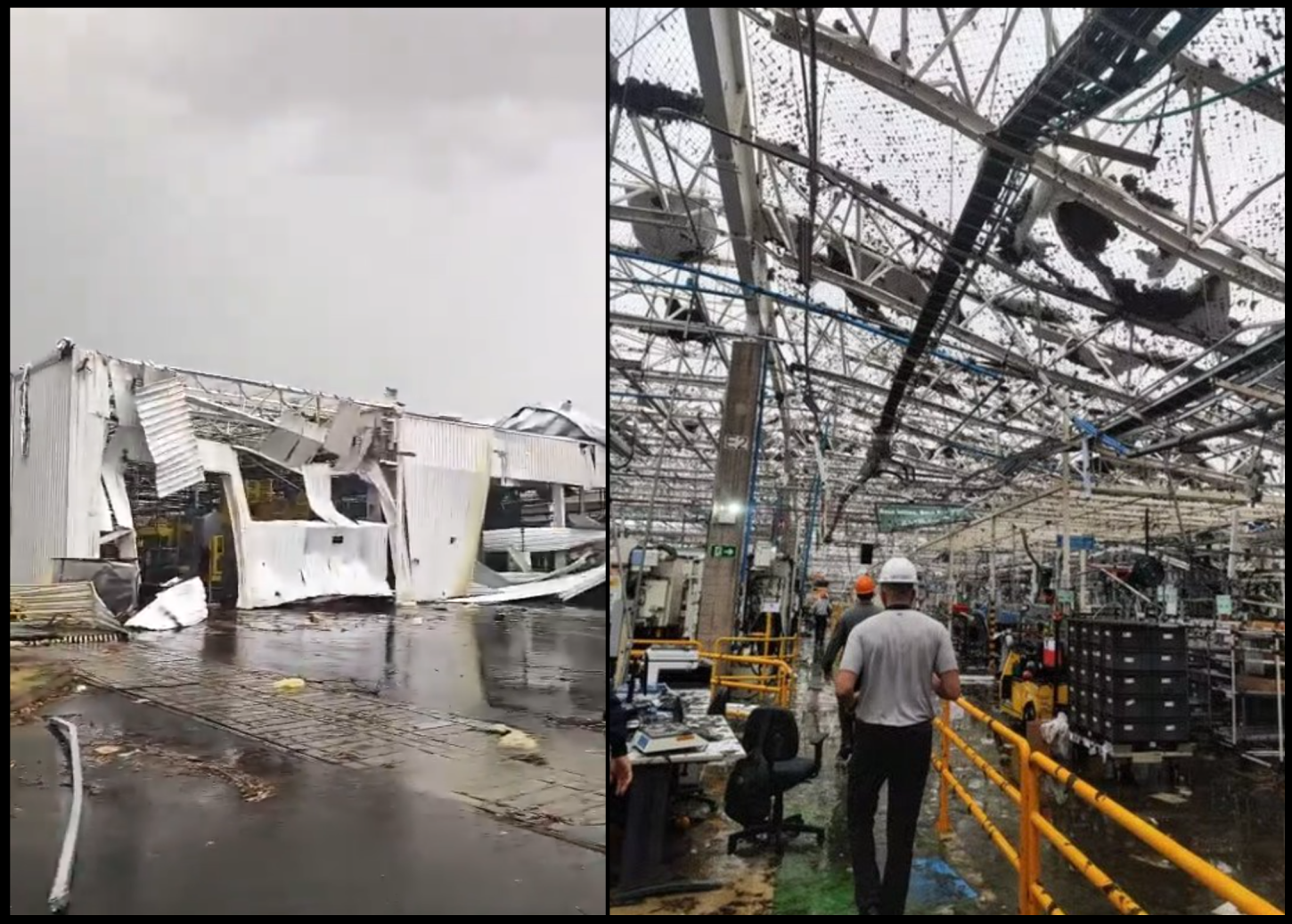 Tempestade danifica fábrica da Toyota e deixa feridos no interior do Estado de São Paulo