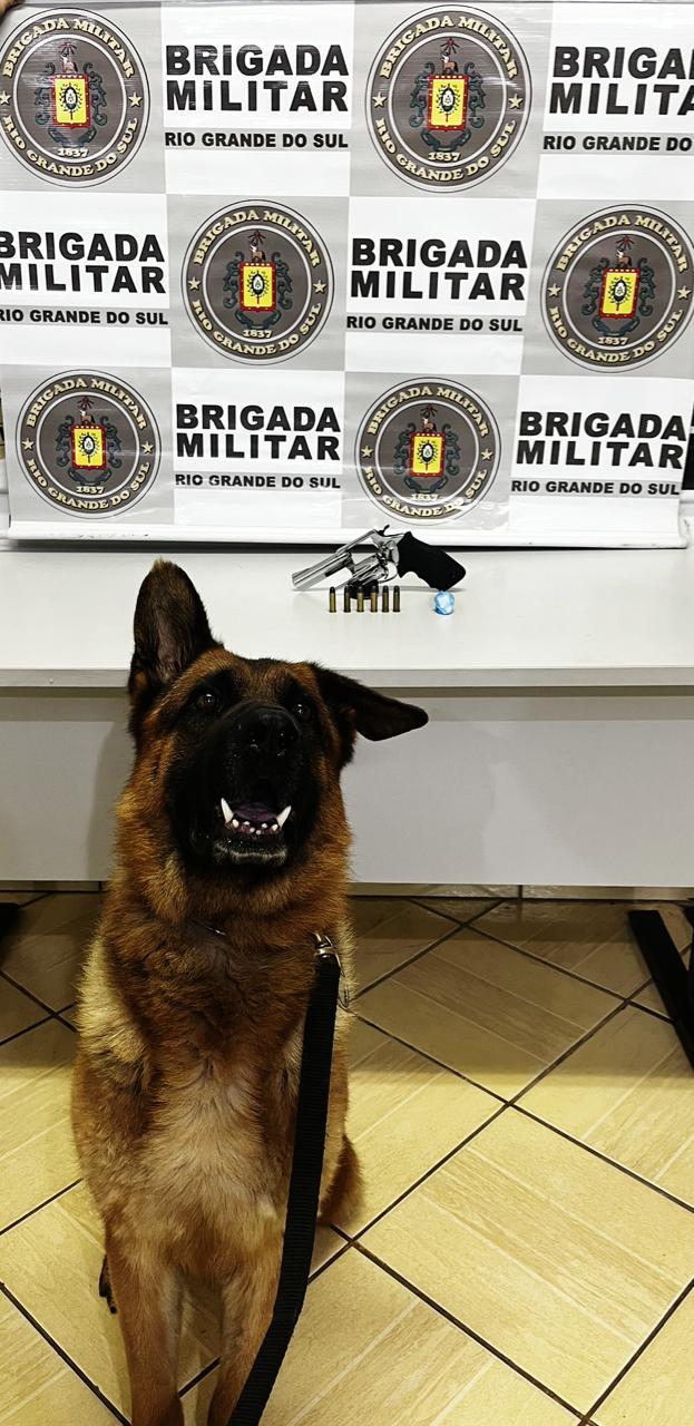 Ação da Brigada Militar resulta na prisão de homem com revólver e cocaína em Arroio dos Ratos