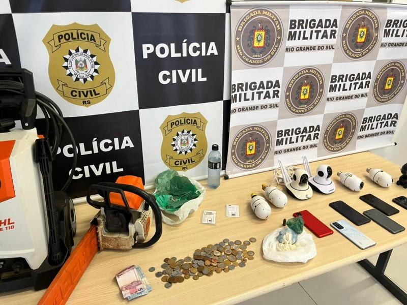 Polícia Civil apreende R$ 130 mil em drogas e carne irregular em operação no interior do RS
