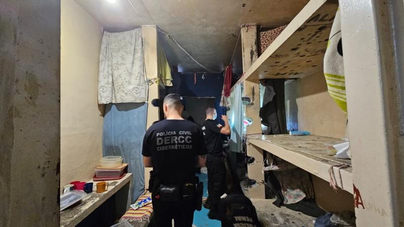 Polícia Civil desarticula esquema de extorsão digital que operava de dentro de presídio e causou prejuízo de R$ 30 mil
