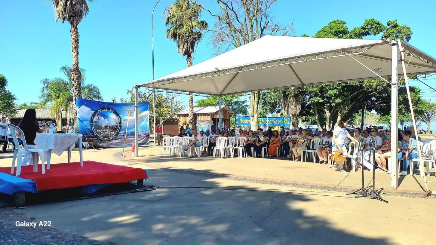 Espiritismo na Praça chega à 7ª edição em Guaíba com o tema “Movimento pela Paz”