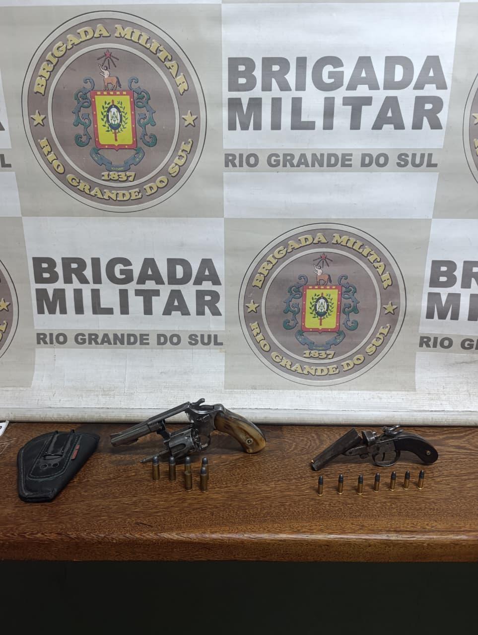 Ações do 28º BPM resultam em prisões e apreensão de armas e drogas em Charqueadas