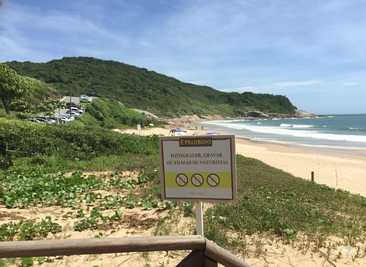 Balneário Camboriú anuncia decreto para extinguir o naturismo na Praia do Pinho