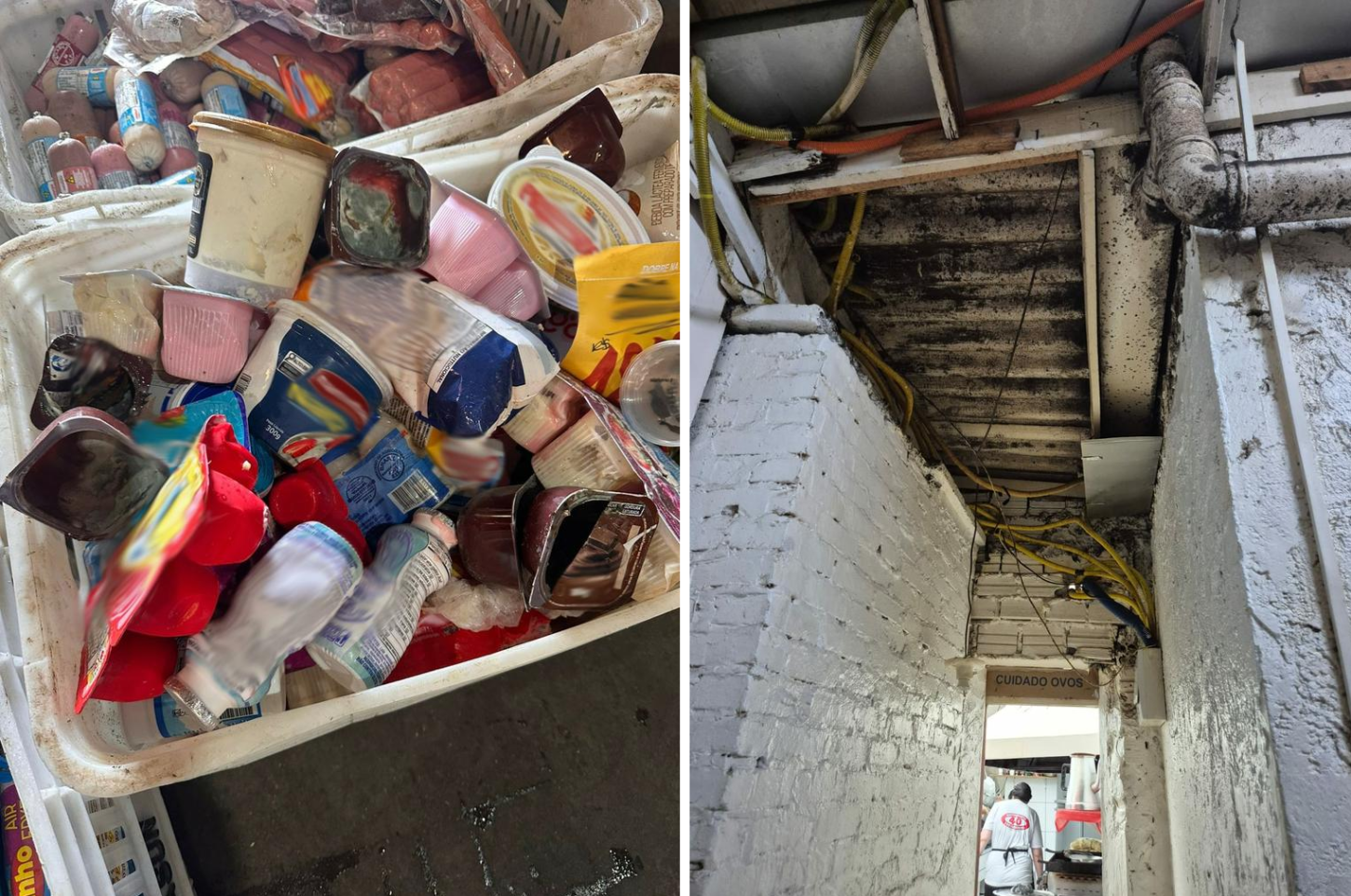 Fiscalização apreende 700 quilos de alimentos irregulares e interdita depósito em Tramandaí