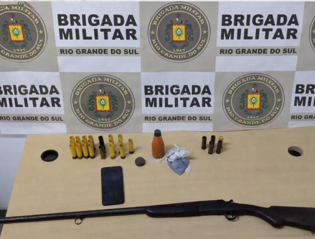 Homem é preso por posse ilegal de arma de fogo no bairro Santa Rita, em Guaíba