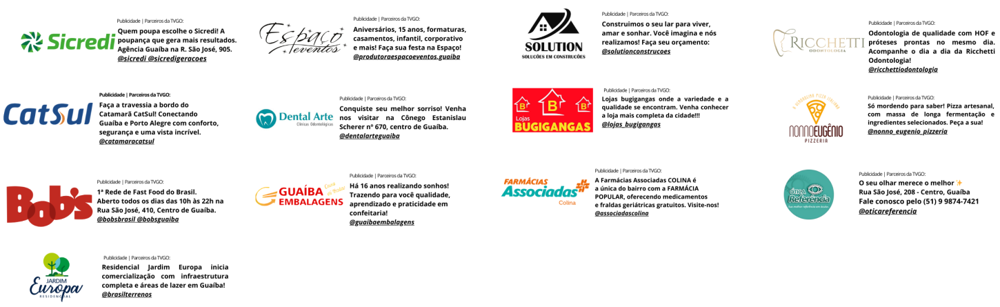 Publicidade | Parceiros da TVGO