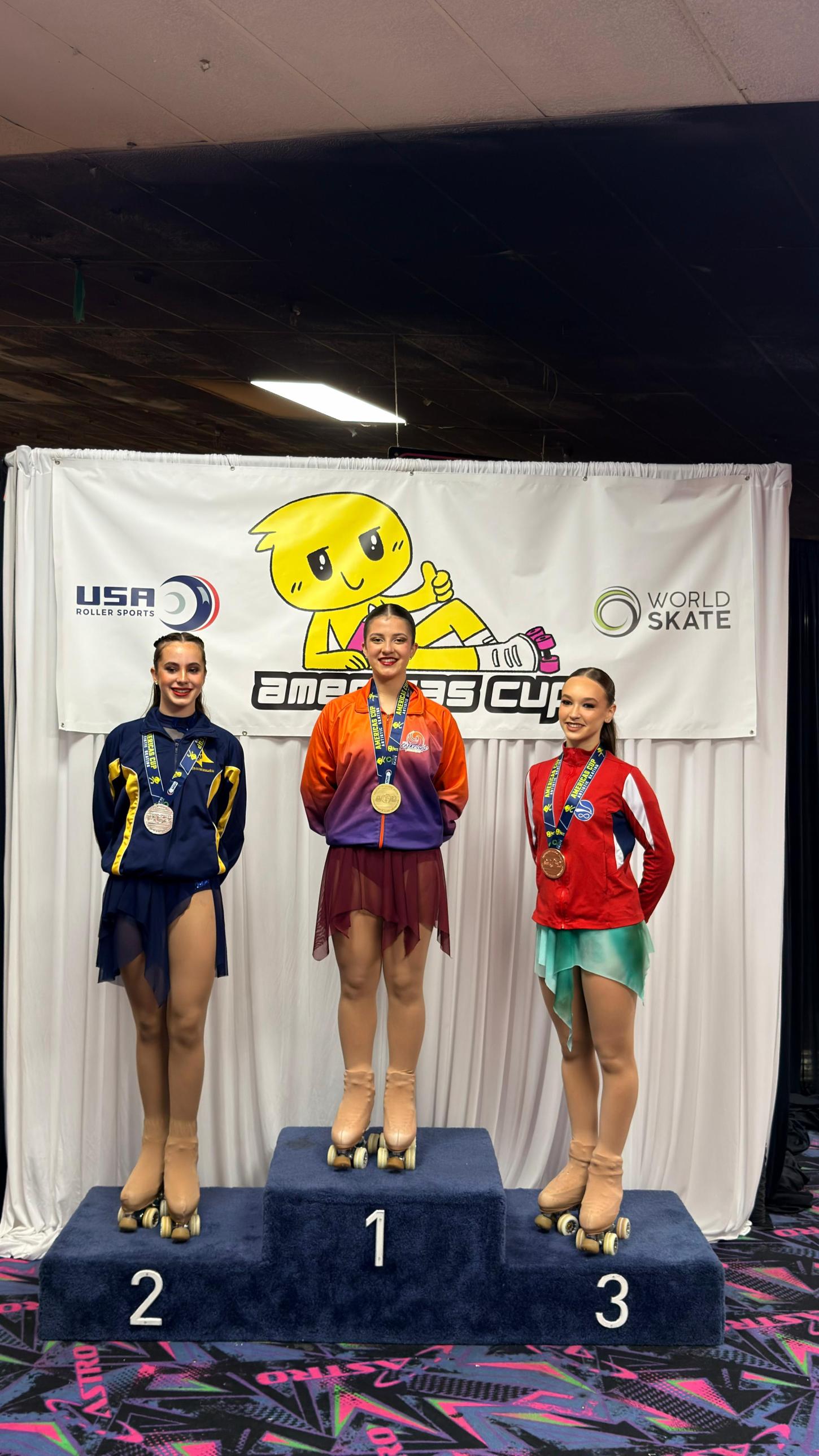 Atleta de Guaíba conquista bicampeonato na Copa América de Patinação Artística